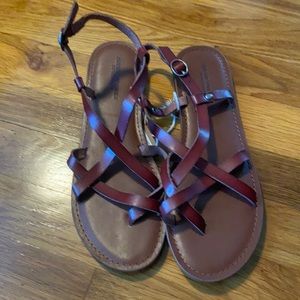 Sandals brown leather